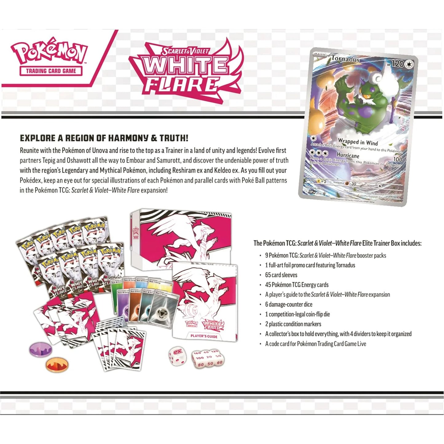 Pokemon TCG Scarlet & Violet 10.5 White Flare Elite Trainer Box