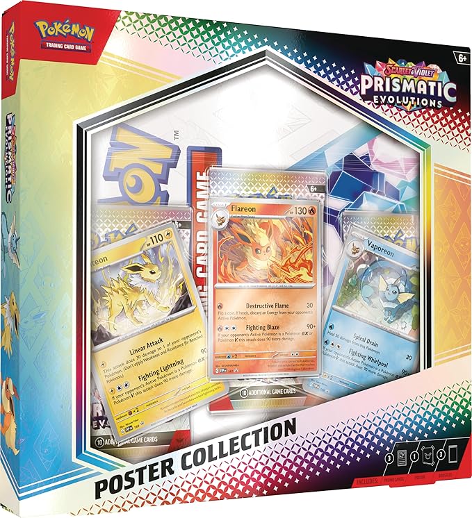 Pokemon TCG: Scarlet & Violet—Prismatic Evolutions Poster Collection